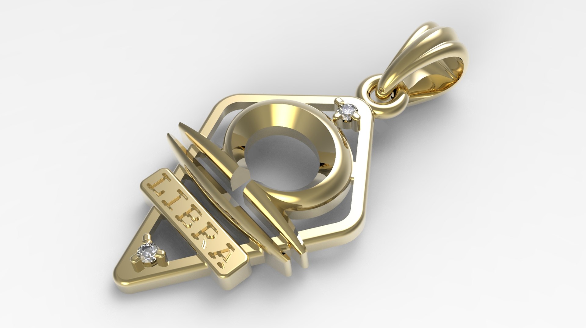 3D stl pendant libra model - TurboSquid 1421926