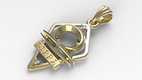 J Pendant 16 "Libra"