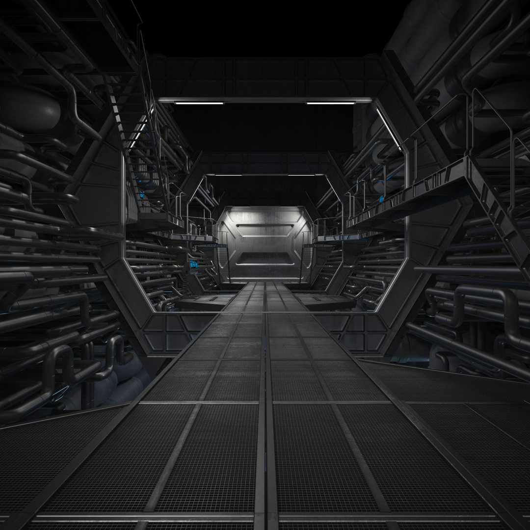 12 sci fi interiors 3D model - TurboSquid 1384141