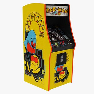 3D pacman arcade machine