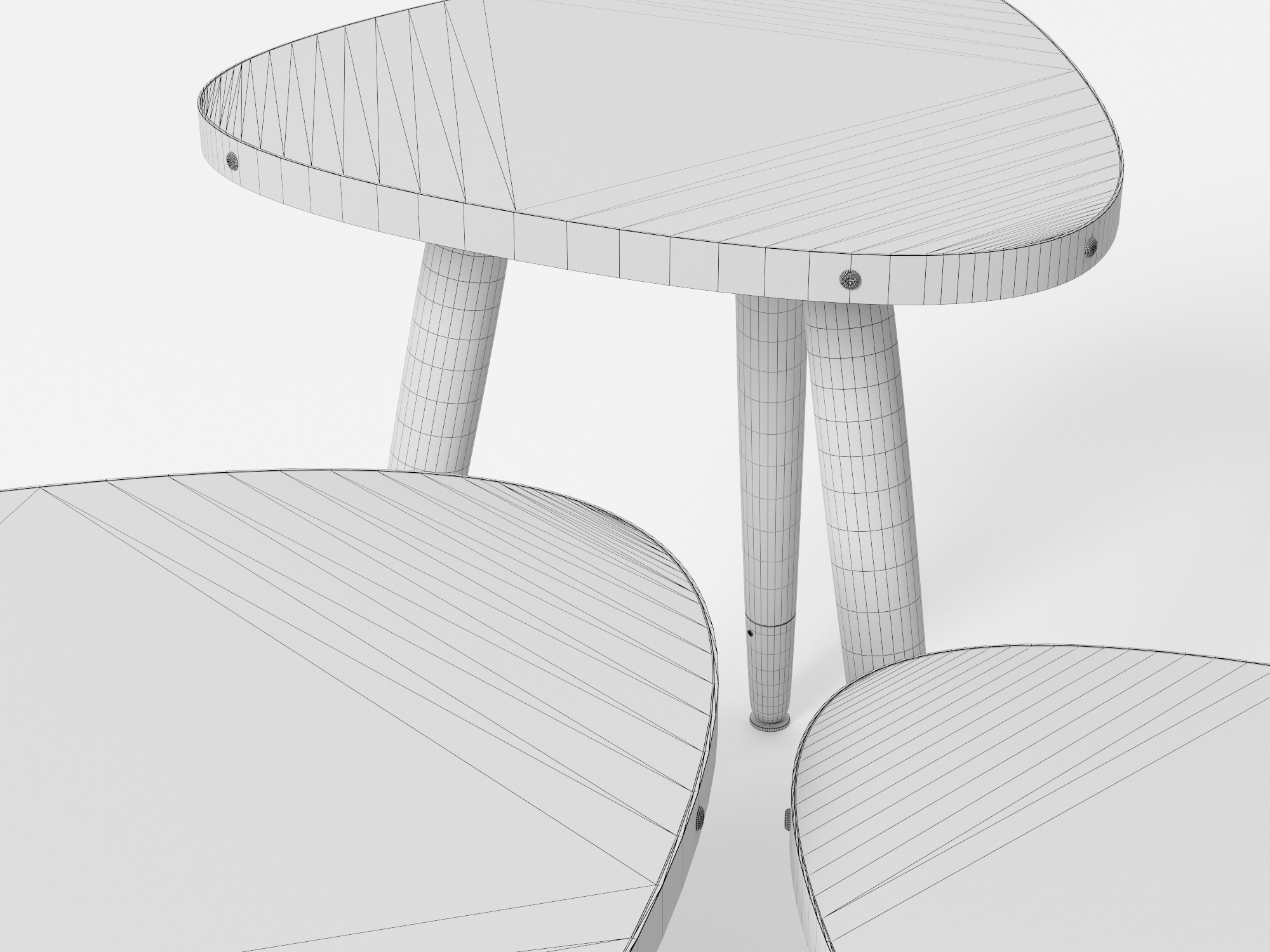 Free vintage tables - 3D model - TurboSquid 1227803