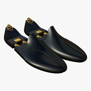 Wooden Shoe Lasts Black 3D