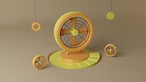 Fan Model Animated