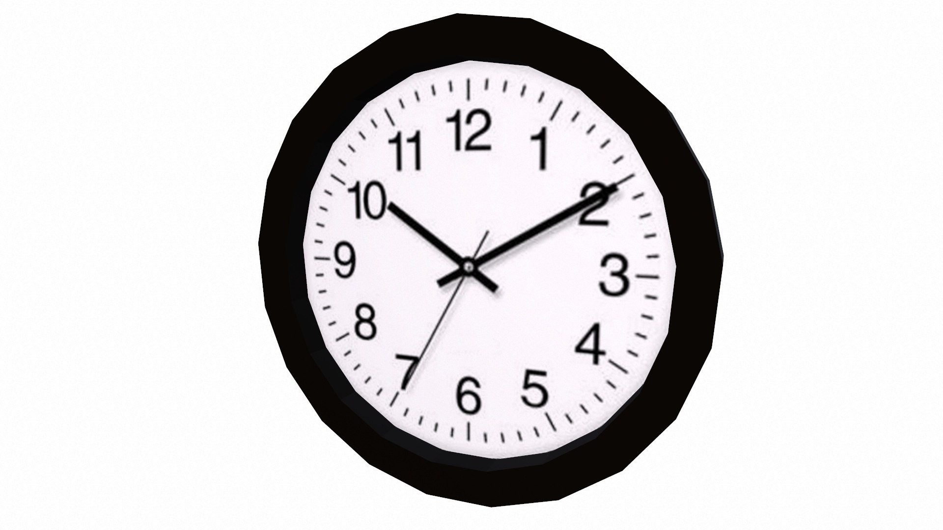 3D Wall Clock Lowpoly Model - TurboSquid 2331792