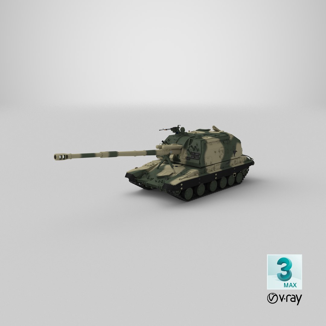 2S19 Msta Green Camouflage 3D model https://p.turbosquid.com/ts-thumb/wF/V6trLy/Si/stemcell_max_vray_render/png/1687595542/1920x1080/fit_q87/a3e80c5b5714c18315f166090619358d298372a3/stemcell_max_vray_render.jpg