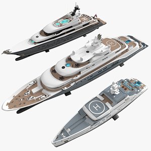 Feadship Symphony Superyacht Dynamic Simulation 3D model