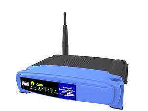 3D linksys router