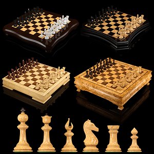 Chess Board - 3D Model by brumazzi