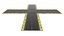 Cross-Roads-Low Poly 3D Model
