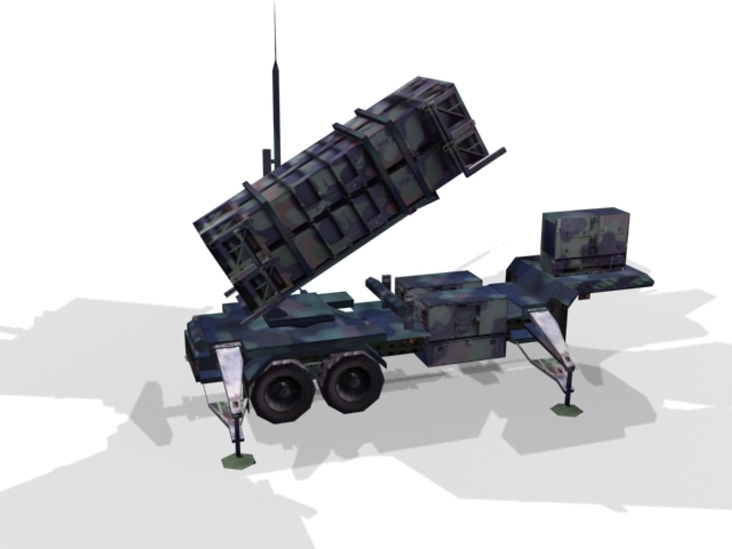 Patriot Air Defense 3d Max