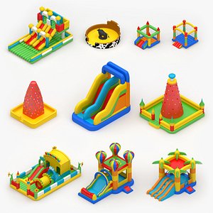 3D model Inflatable Playgrounds