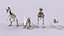 Ultimate Skeleton Pack - 62 game-ready lowpoly assets 3D