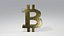 3D Bitcoin 3D Symbol Collection Gold Silver Copper BTC
