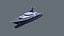 3D model Luxury Expedition Mega Yacht