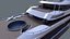 3D model Luxury Expedition Mega Yacht