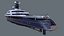3D model Luxury Expedition Mega Yacht