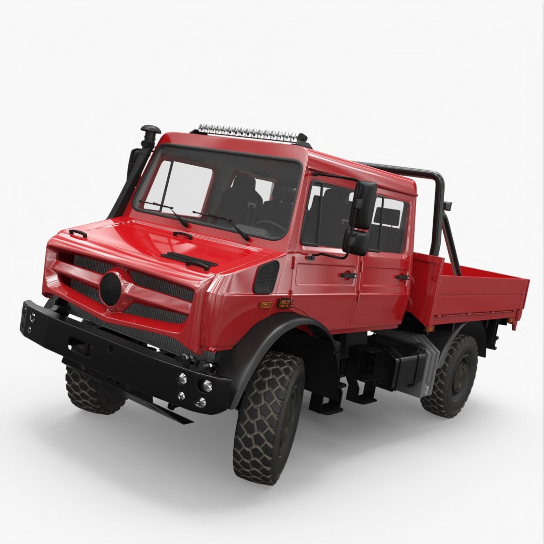 Off Road Cargo Truck Rigged for Cinema 4D 3D model preview