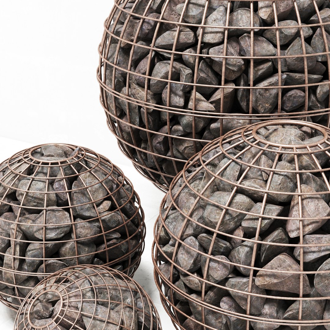 Gabion 3D Model - TurboSquid 1481207