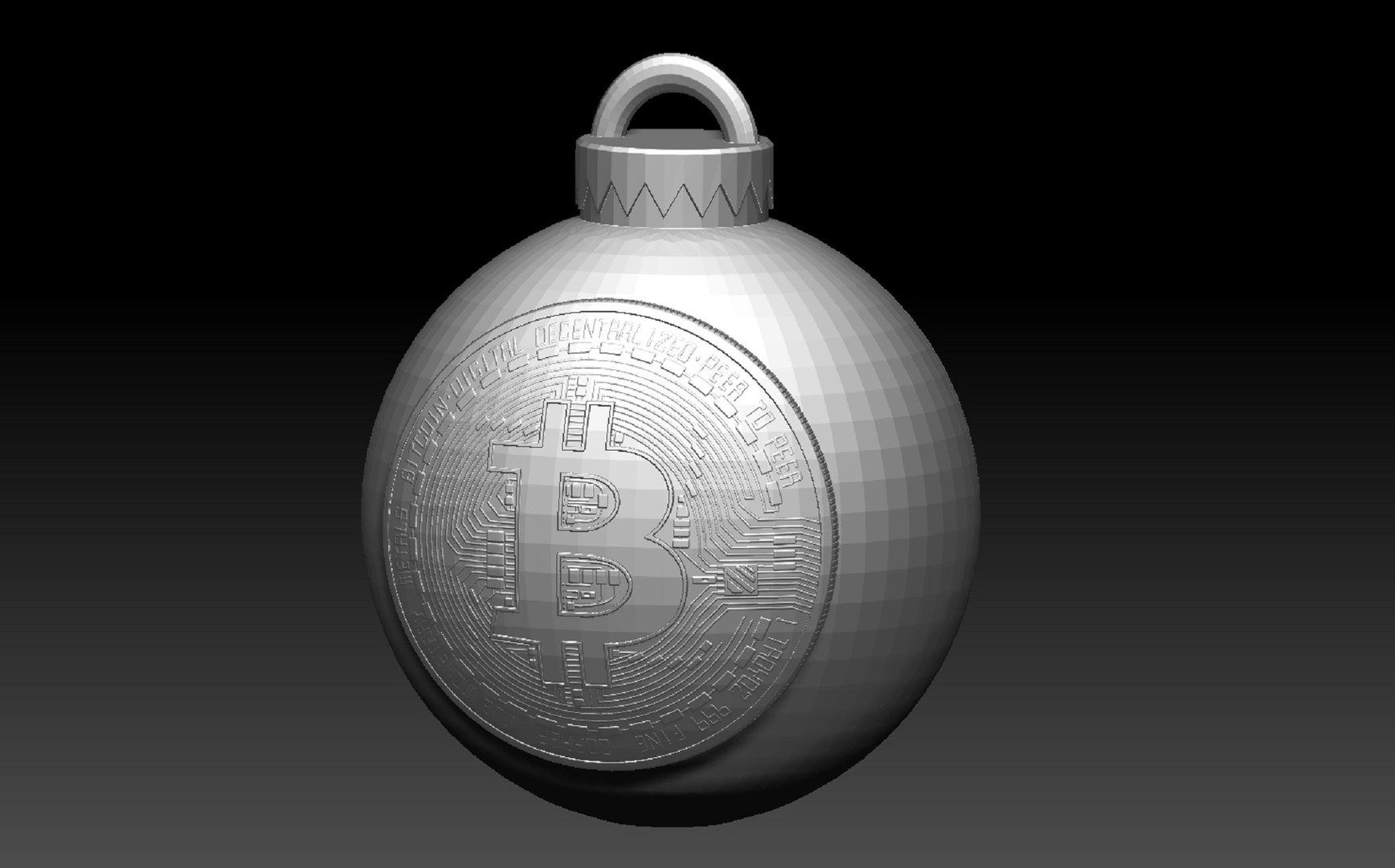 BITCOINOrnament 3D Model - TurboSquid 2323367