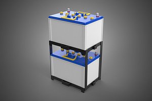 STACKED RACK BRACKET HOLDER CASE MOUNT ACCU BATTERY ACCUMULATOR