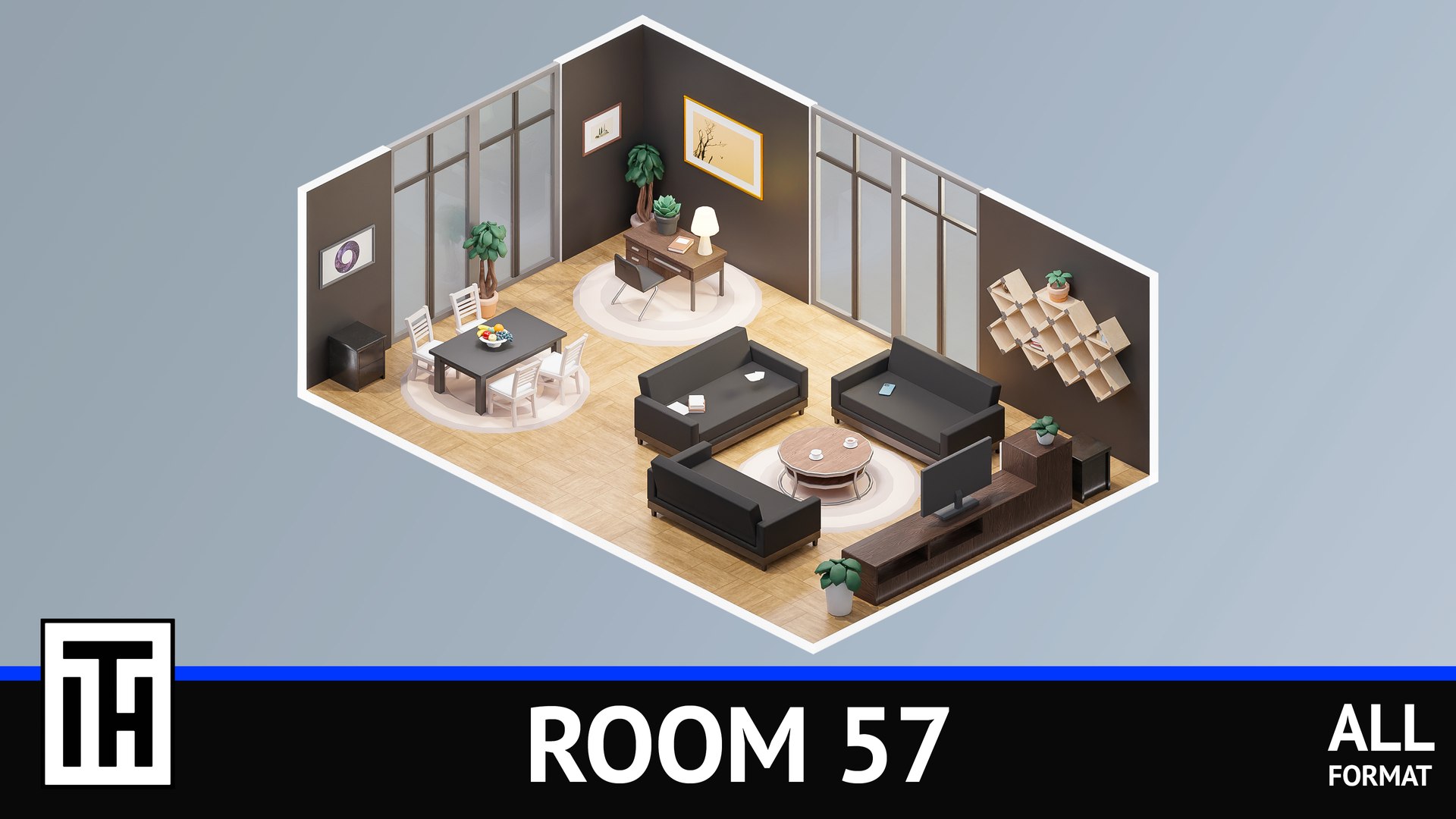 Room 57 Model - TurboSquid 2152188