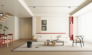 Modern living room 3D model