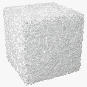 White Sugar Cube 1x1x1cm
