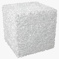 White Sugar Cube 1x1x1cm