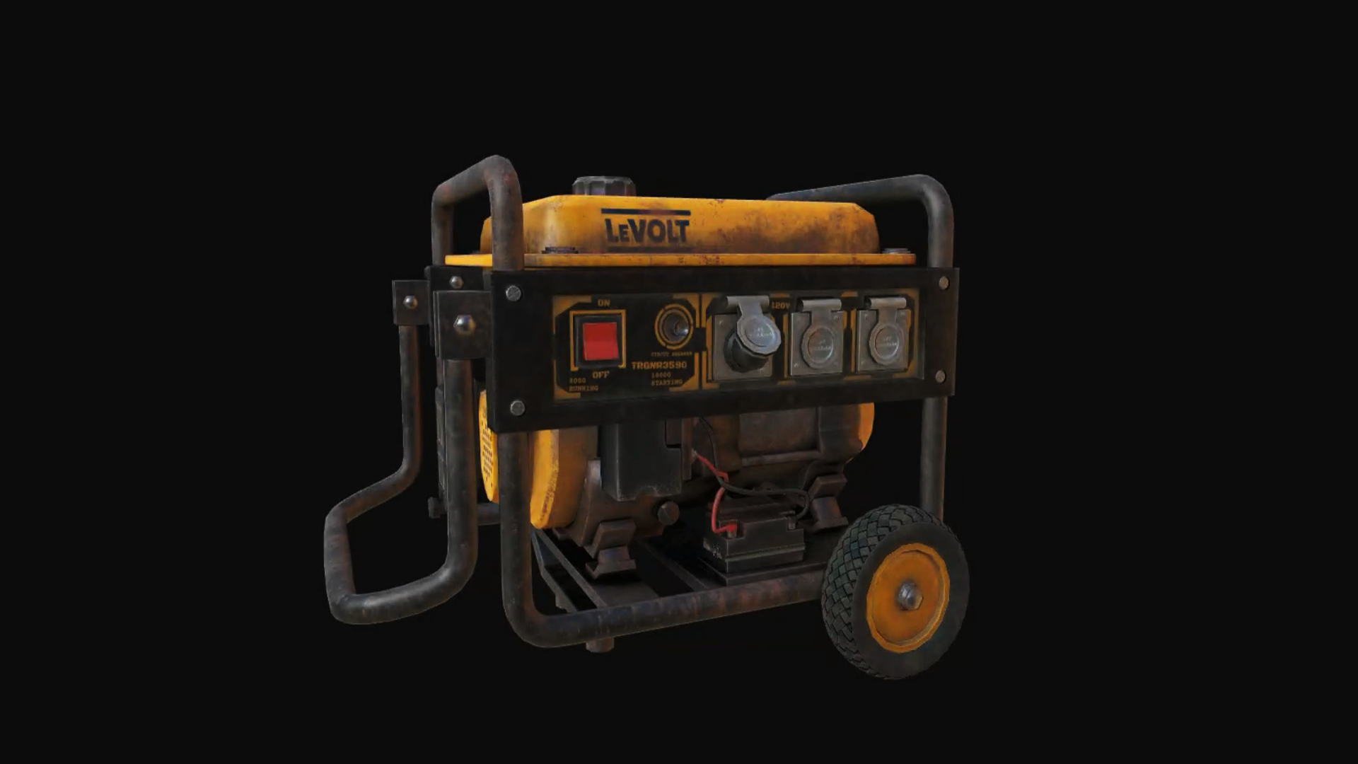 3D Power Generator Low-poly 3D Model - TurboSquid 2532377