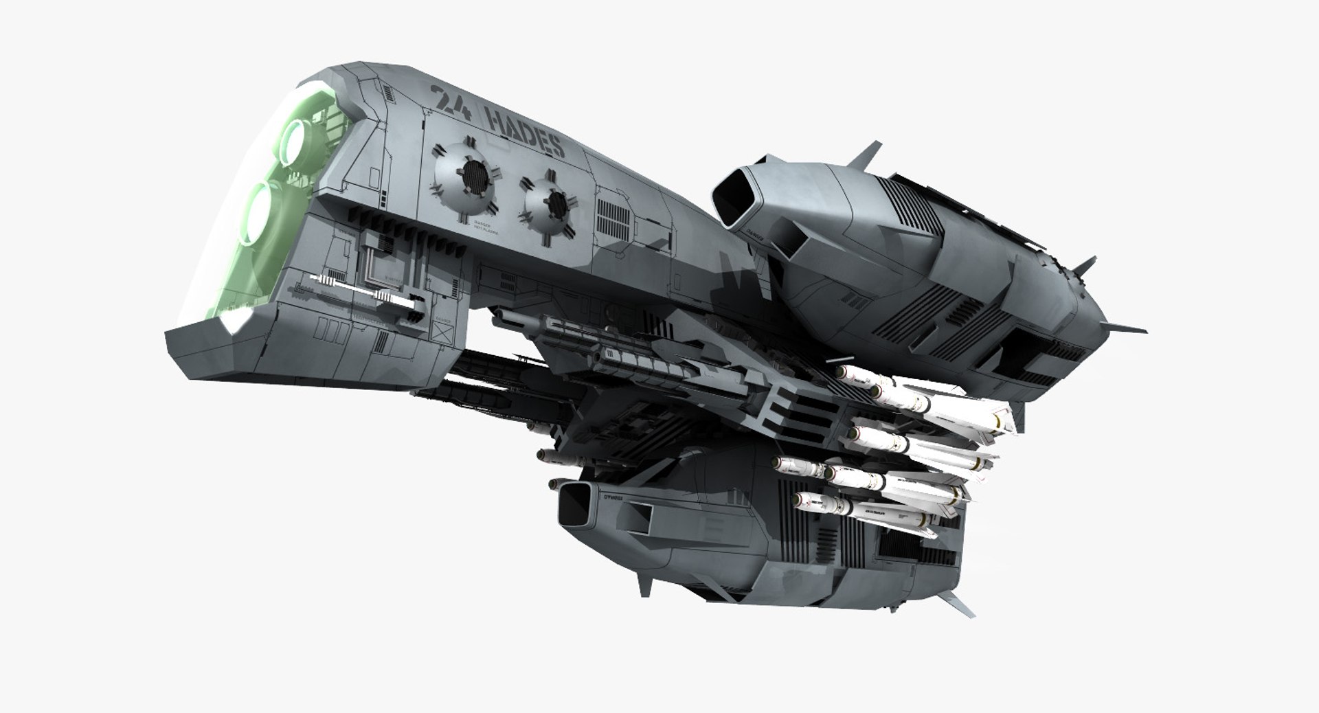 Cerberus fighter space 3D model - TurboSquid 1231423