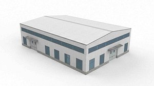 Modern Factory 3D model