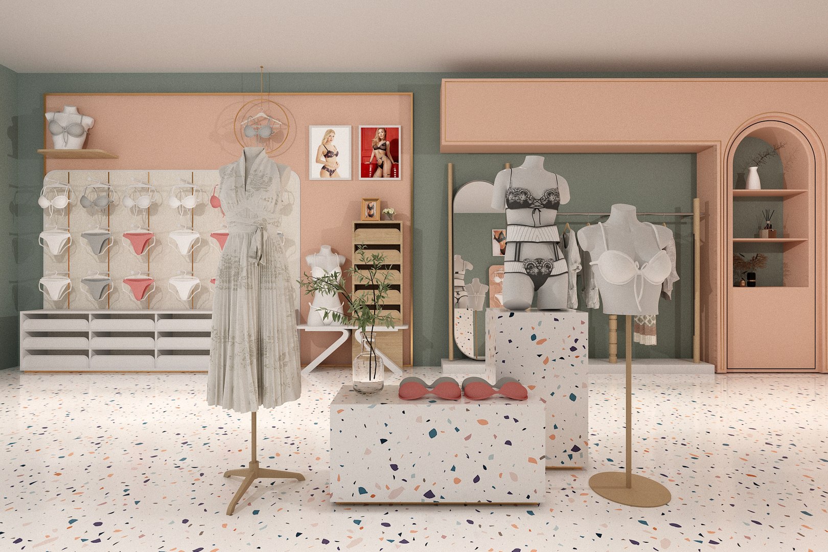 Clothing Store 07 3D model - TurboSquid 1949891