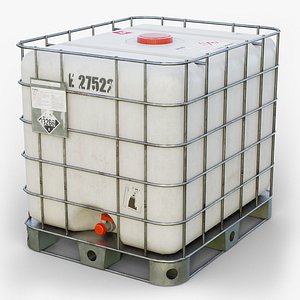 Water Tank IBC GameReady LODs