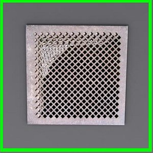 modeled sewer grate 3d model