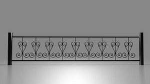 3D grid balcony terrace