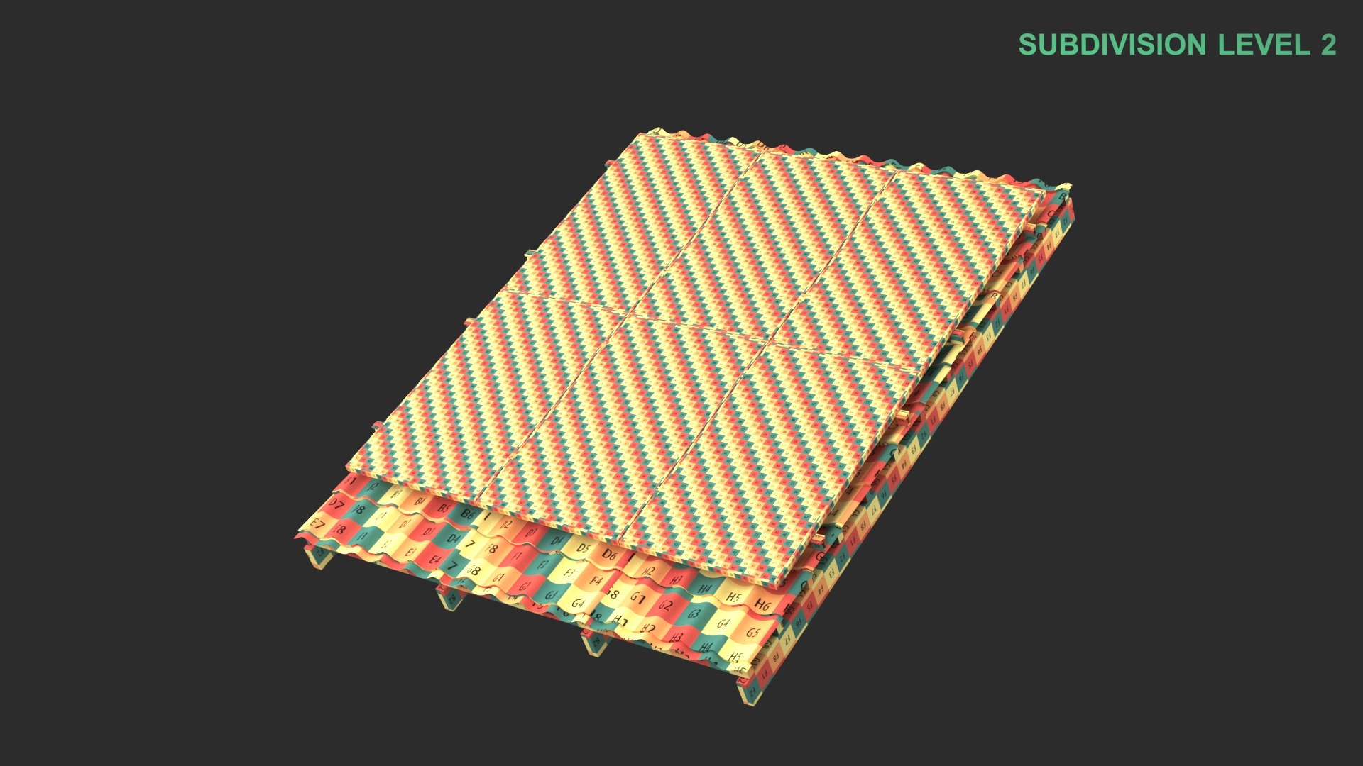 Solar Panel on Roof 3D model https://p.turbosquid.com/ts-thumb/wG/CkI6dT/ZL/wireframe_0000/jpg/1738873818/1920x1080/fit_q87/77154866665cabec9f326346d317cd93c7e8c7e0/wireframe_0000.jpg