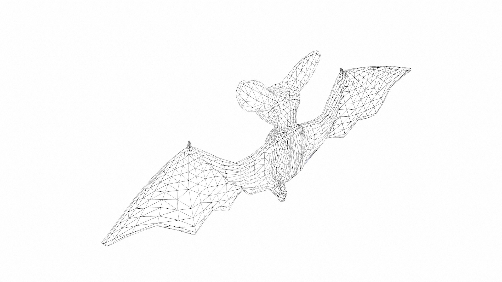 Bat Rigged Animated Model - TurboSquid 2438952