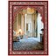 Eastern Wall Mirror in a red painted frame with a Mughal Arch 3D model