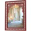 Eastern Wall Mirror in a red painted frame with a Mughal Arch 3D model