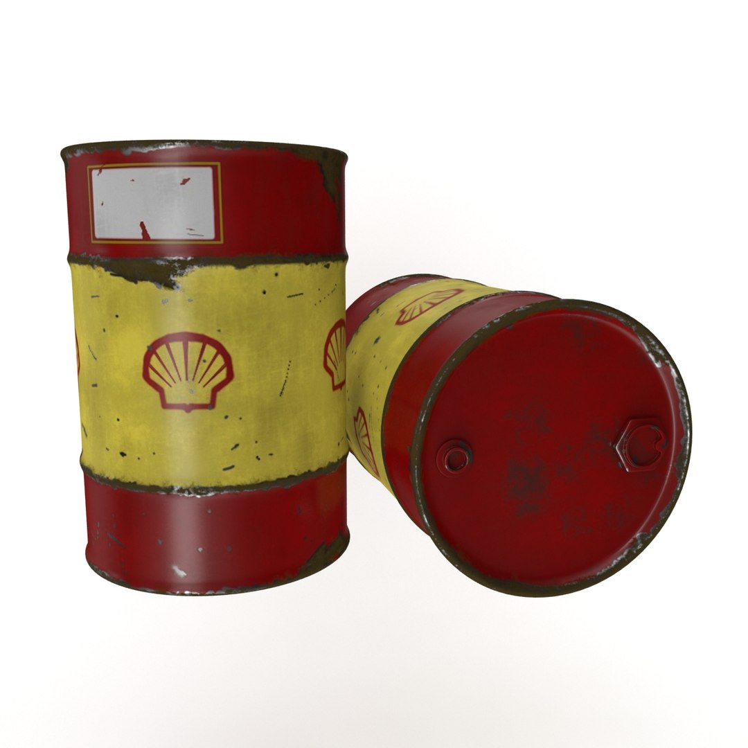 Oil Drum 200l 3D Model - TurboSquid 1185891
