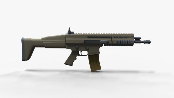 3D model assault rifle scar l - TurboSquid 1157904