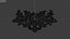 Ornamento decorativo classico intagliato 478