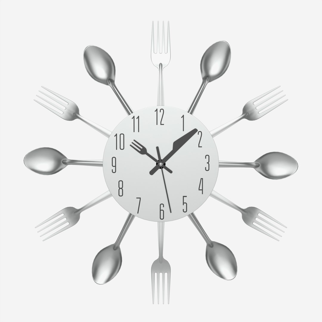 3D Model Modern Design Large Wall Clock 08 - TurboSquid 1920970