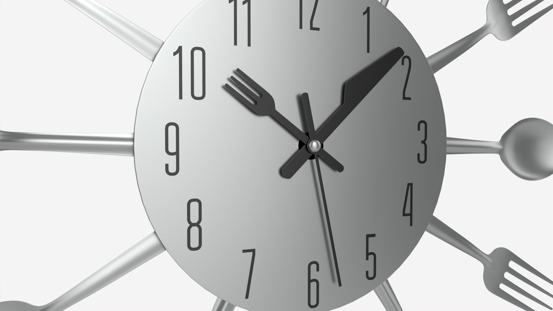 3D Model Modern Design Large Wall Clock 08 - TurboSquid 1920970