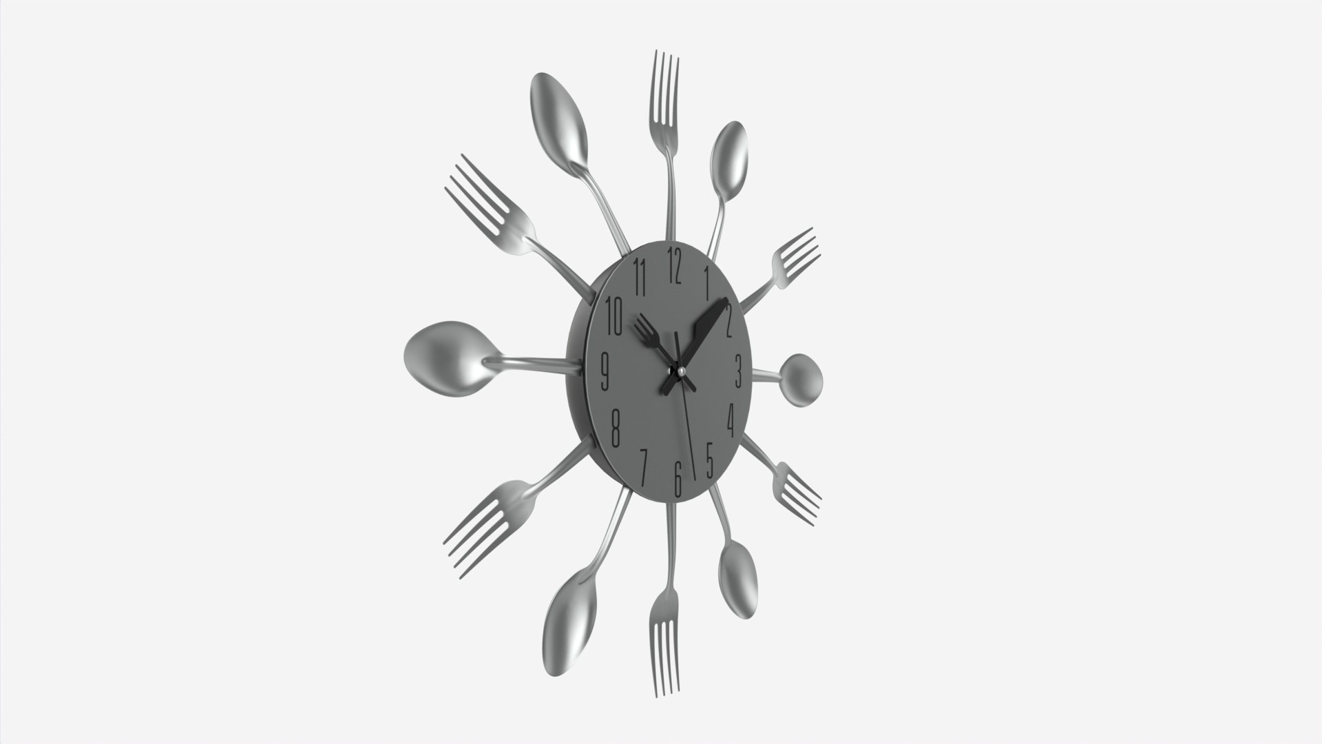 3D Model Modern Design Large Wall Clock 08 - TurboSquid 1920970