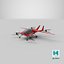 Air Vehicle for Two Passengers Red