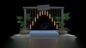 Rustic Beach Photo Booth model