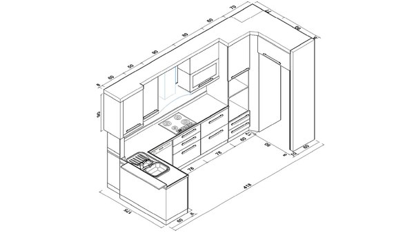 3D kitchen - TurboSquid 1405015