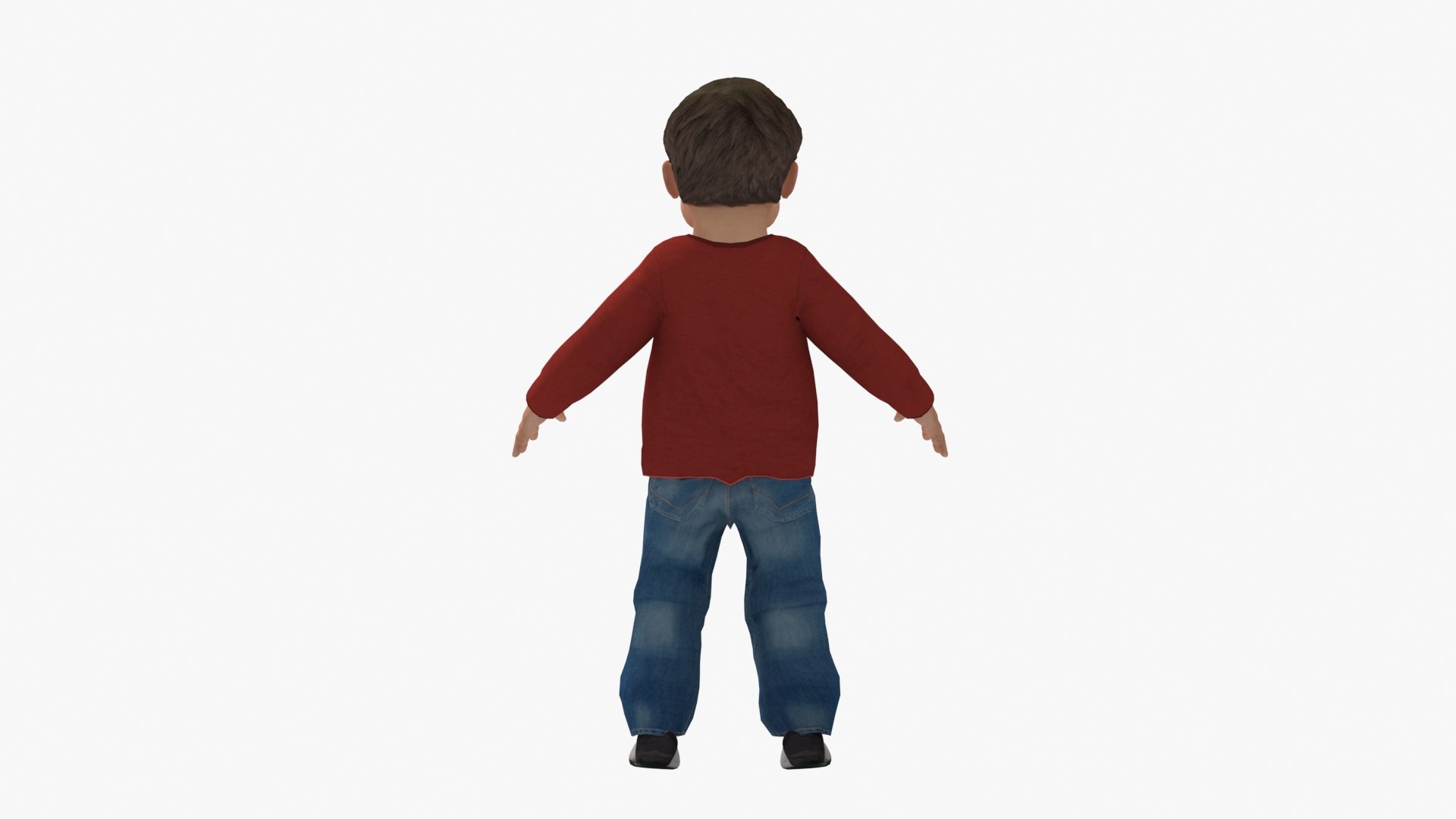 Caucasian Toddler Boy Child Kid RIGGED 3D - TurboSquid 1889571