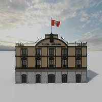 Teatro Municipal Tacna 3D - theater